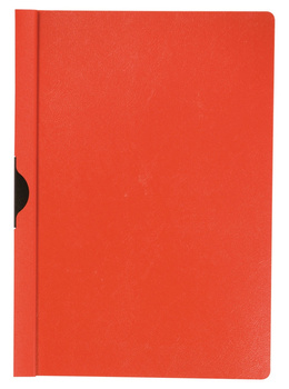 Skoroszyt Q-CONNECT z metalowym klipsem, PP, A4, 200/350mikr., czerwony