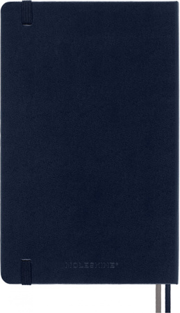 Notes MOLESKINE Classic L (13x21 cm) w linie, twarda oprawa, sapphire blue, 400 stron, niebieski