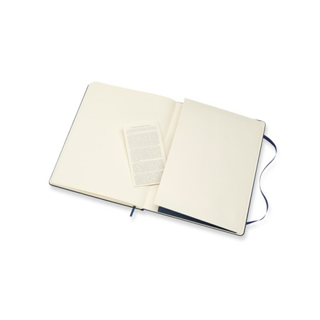 Notes MOLESKINE Classic XL (19x25cm) w linie, twarda oprawa, sapphire blue, 192 strony, niebieski