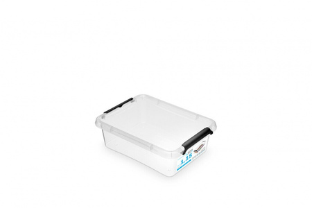 Pojemnik do przechowywania MOXOM Simple Box, 1,15l (195 x 150 x 60mm), transparentny