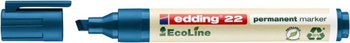 Marker permanentny e-22 EDDING ecoLine, 1-5 mm, niebieski