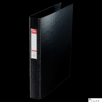 Segregator Esselte A4 z 2 kółkami, grzbiet 42 mm, czarny, , 14454