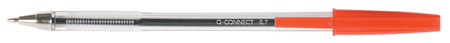 Długopis Q-CONNECT z wymiennym wkładem 0,7mm (linia), czerwony