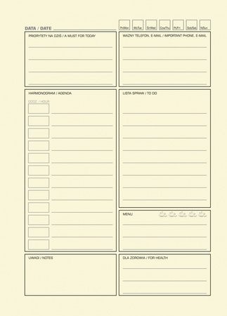 Notatnik DONAU Life, organizer, 165x230mm, 80 kart., zielony