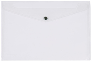 Teczka kopertowa Q-CONNECT zatrzask, PP, A4, 172mikr., przeźroczysta