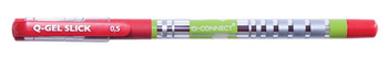 Długopis żelowo-fluidowy Q-CONNECT 0,5mm, czerwony