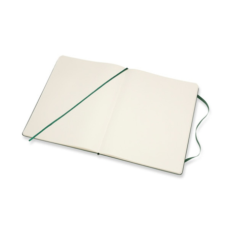 Notes MOLESKINE Classic XL (19x25cm) gładki, twarda oprawa, myrtle green, 192 strony, zielony