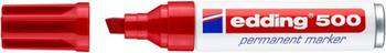 Marker permanentny e-500 EDDING, 2-7 mm, czerwony