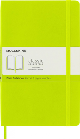Notes MOLESKINE Classic L (13x21 cm) gładki, miękka oprawa, lemon green, 192 strony, zielony