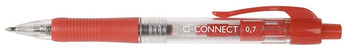 Długopis automatyczny Q-CONNECT 0,7mm, czerwony