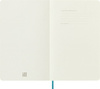 Notes MOLESKINE L (13x21 cm) gładki, miękka oprawa, reef blue, 192 strony, niebieski