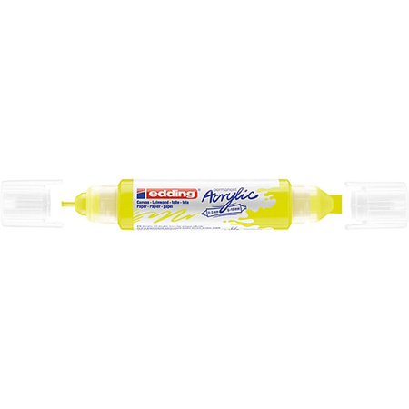 Marker akrylowy 3D e-5400 EDDING, podwójny, 2-3 mm, 5-10 mm, żółty neonowy