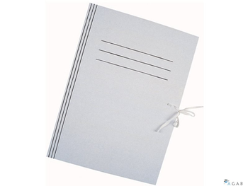 Teczka wiązana biała 350g KIEL-TECH 50szt. 5906683000557