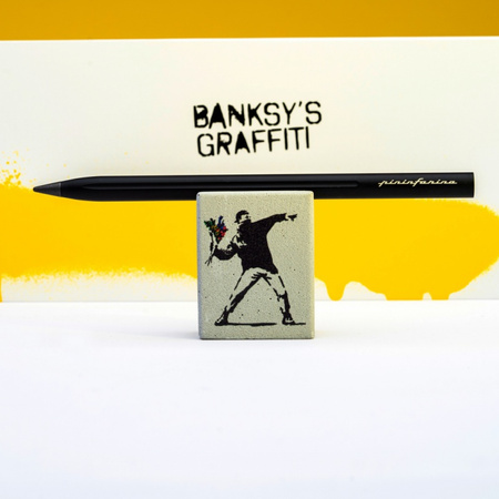 Zestaw ołówek + gumka PININFARINA, Banksy Smart – Flower