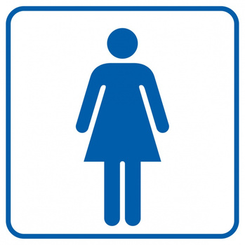 Znak TDC, Toaleta damska