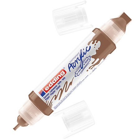 Marker akrylowy 3D e-5400 EDDING, podwójny, 2-3 mm, 5-10 mm, leszczyna