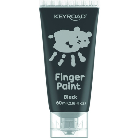 Farby do malowania palcami KEYROAD, 6x60 ml, pudełko