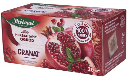 Herbata HERBAPOL Herbaciany Ogród, 20 torebek, granat