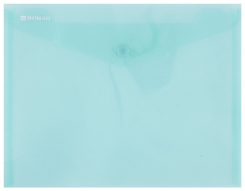 Teczka kopertowa DONAU zatrzask, PP, C5, 180mikr., zielona