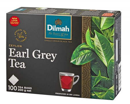 Herbata DILMAH Earl Grey, 100 torebek