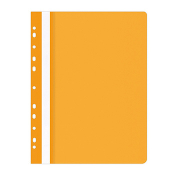 Skoroszyt OFFICE PRODUCTS, PP, A4, miękki, 100/170mikr., wpinany, pomarańczowy