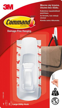Hak wielokrotnego użytku COMMAND™ (17003 PL), duży, biały