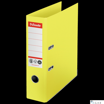 Segregator Esselte No.1 neutralny pod względem emisji CO2, A4, szer. 75 mm, żółty 627566