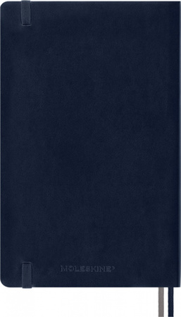 Notes MOLESKINE Classic L (13x21 cm) gładki, miękka oprawa, sapphire blue, 400 stron, niebieski