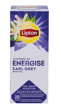 Herbata LIPTON Energise Earl Grey, 25 torebek