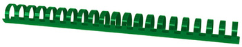 Grzbiety do bindowania OFFICE PRODUCTS, A4, 25mm (240 kartek), 50 szt., zielone