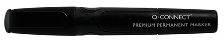 Marker permanentny Q-CONNECT Premium, gum. rękojeść, okrągły, 2-3mm (linia), czarny / KF26105