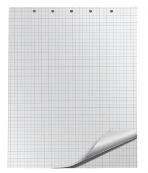 Blok do flipchartów Q-CONNECT, kratka, 65x100cm, 20 kart., biały