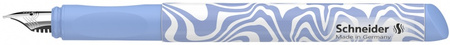 Pióro wieczne SCHNEIDER Voice Blue, M, waves, błękitno-biały