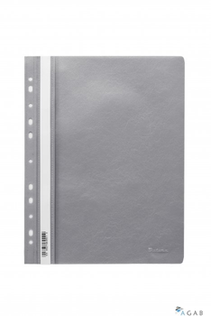 Skoroszyt zawieszany PP DOTTS (20) szary wzmocniony polipropylen