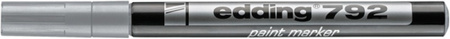 Marker olejowy e-792 EDDING, 0,8mm, srebrny