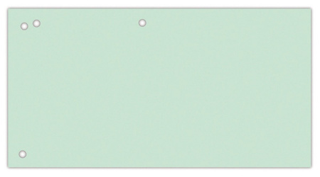 Przekładki OFFICE PRODUCTS, karton, 1/3 A4, 240x105mm, 100szt., zielone
