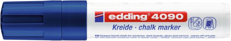 Marker kredowy e-4090 EDDING, 4-15 mm, niebieski