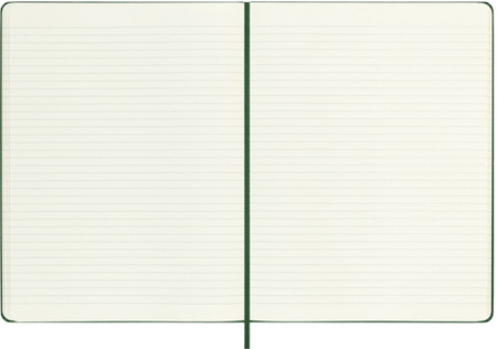Notes MOLESKINE Classic XL (19x25cm) w linie, twarda oprawa, myrtle green, 192 strony, zielony