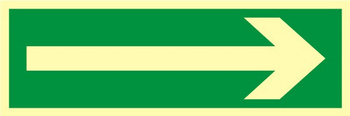 Znak TDC, Kierunek drogi ewakuacyjnej
