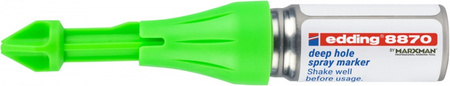 Marker w spreju do głębokich otworów e-8870 EDDING, zielony neon 