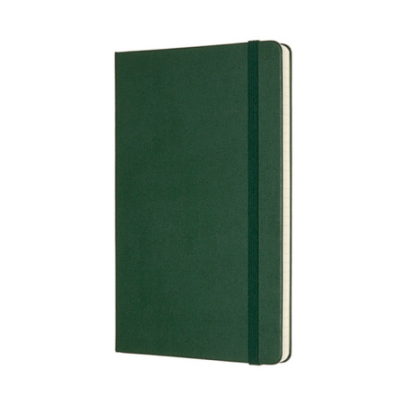 Notes MOLESKINE Classic L (13x21cm) w linie, twarda oprawa, myrtle green, 240 stron, zielony