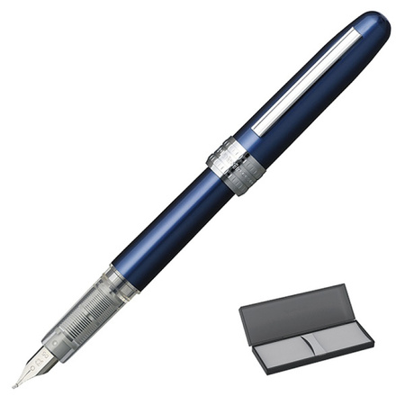 Pióro wieczne Platinum Plaisir Blue, F, niebieskie