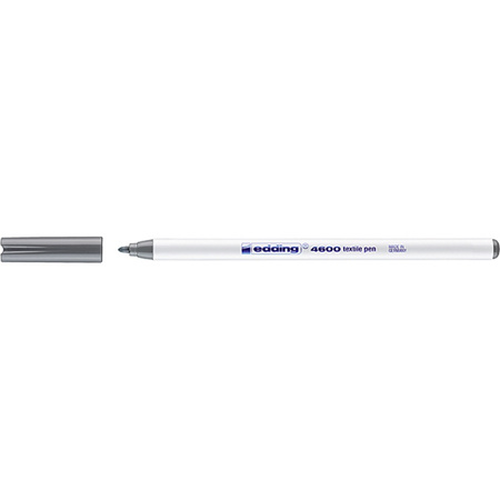 Pisak tekstylny e-4600 EDDING, 1 mm, szary