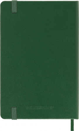 Notes MOLESKINE Classic P (9x14 cm) w linie, twarda oprawa, myrtle green, 192 strony, zielony