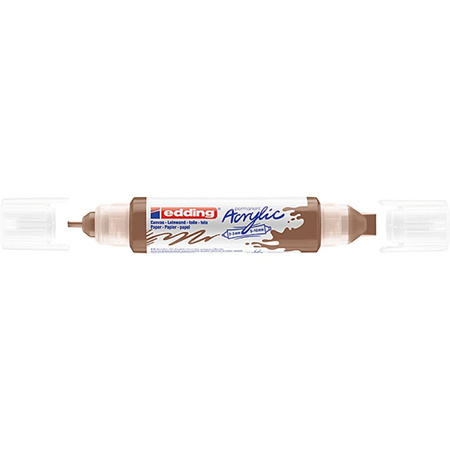 Marker akrylowy 3D e-5400 EDDING, podwójny, 2-3 mm, 5-10 mm, leszczyna