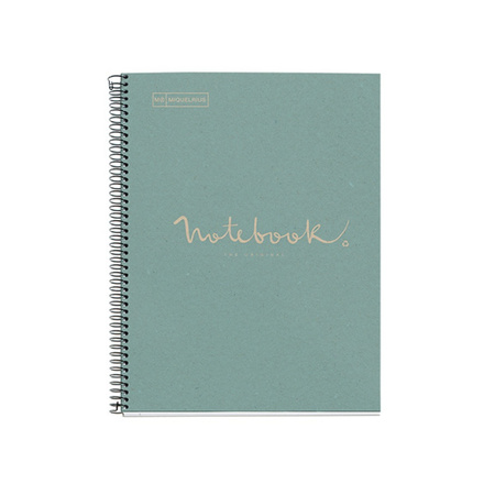 Kołonotatnik MIQUELRIUS NB-1 Emotions, A4, w kratkę, 80 kart., 80g, ekoniebieski