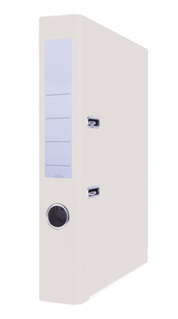 Segregator BASIC-S z szyną, PP, A4/50mm, biały