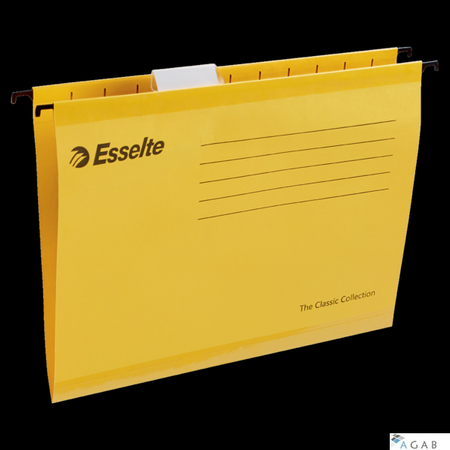 Teczki zawieszane Esselte Classic A4, żółty, 25 szt. PENDAFLEX 90314