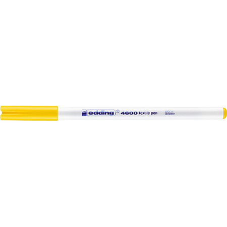 Pisak tekstylny e-4600 EDDING, 1 mm, żółty