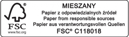 Teczka z gumką DONAU Life, Karton, A4, 500gsm, 3-skrz., zielony